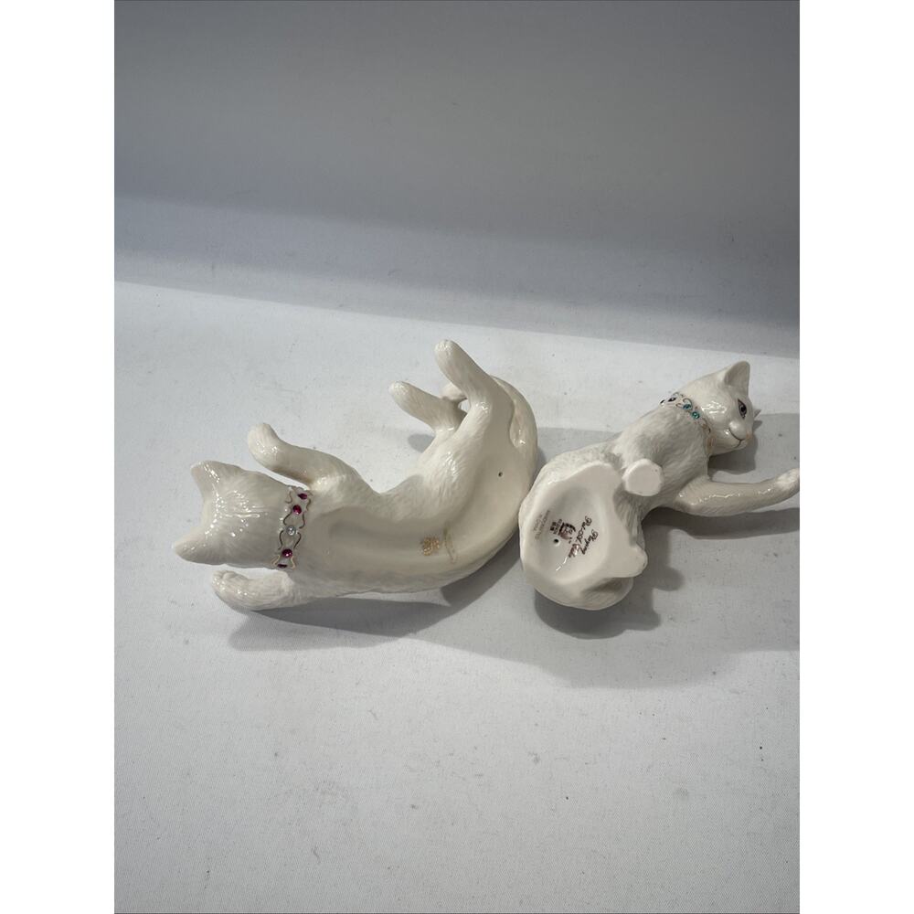 Lenox Playing Pat A Cake Cat Figurines - Picture 5 of 9